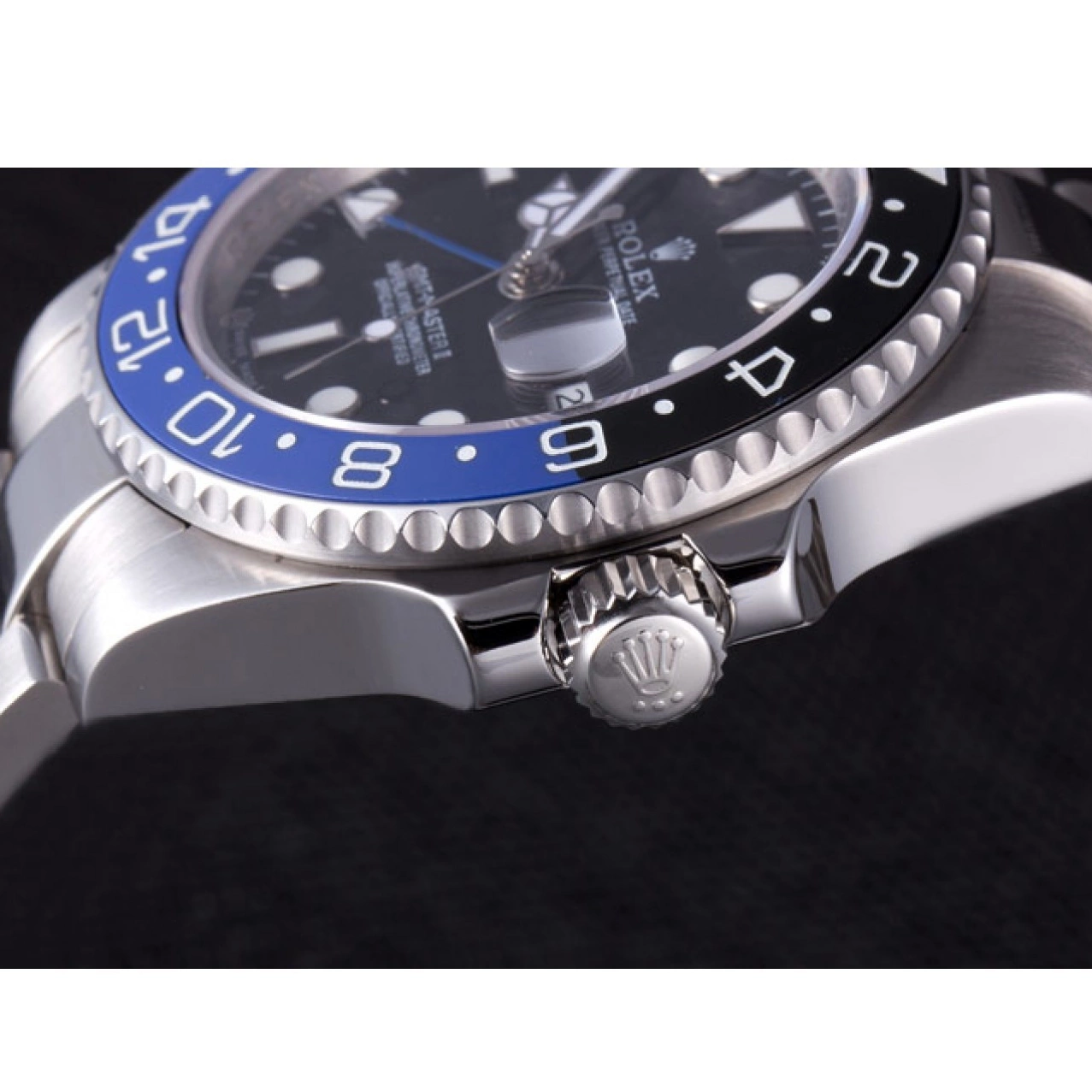 Aaa replica II GMT BLACK BEZEL 621393 rl431 Rolex 2013 MASTER BLUE 0619